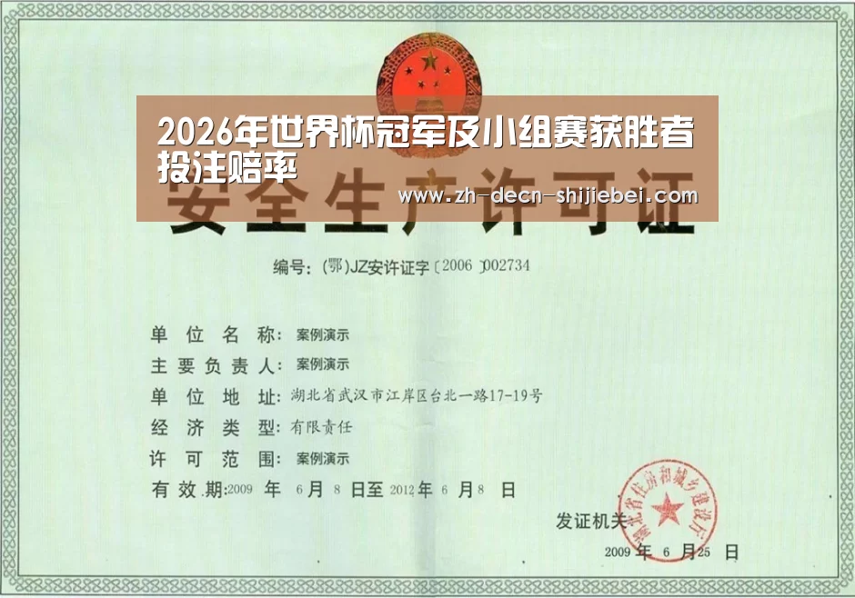 世界杯投注荣誉证书三
